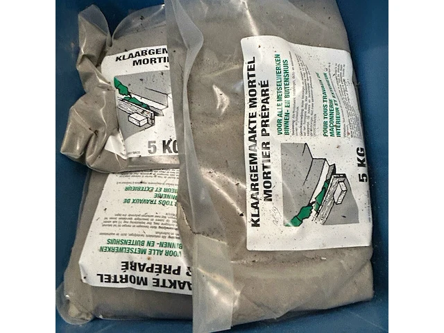 6 x bak mortel/cement/pleister - afbeelding 7 van  8