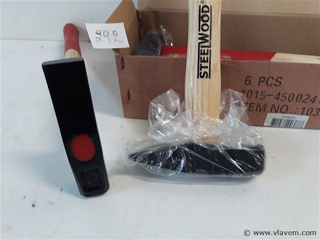 6 x bankhamer 300 gram - afbeelding 2 van  2