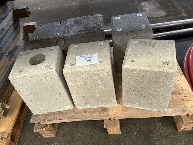 6 x betonpoer - afbeelding 1 van  1