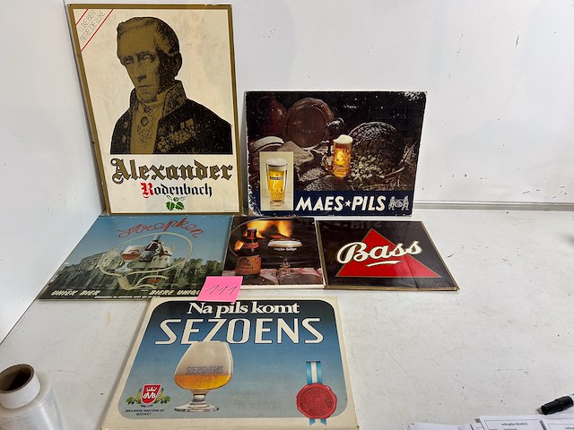 6 x bierreclame - afbeelding 1 van  4