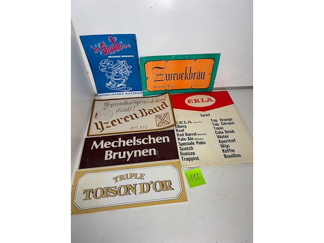 6 x bierreclame - afbeelding 1 van  4