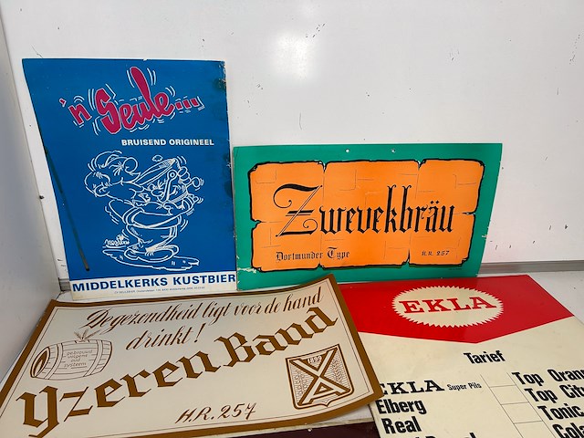 6 x bierreclame - afbeelding 3 van  4