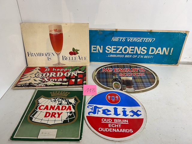 6 x bierreclame - afbeelding 1 van  4