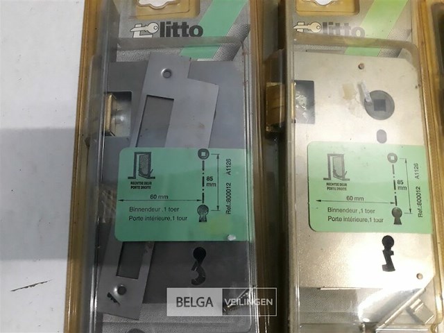 6 x binnendeurslot litto r 85 doorn 60 - afbeelding 3 van  3