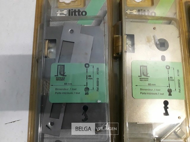 6 x binnendeurslot litto r 85 doorn 60 - afbeelding 3 van  3