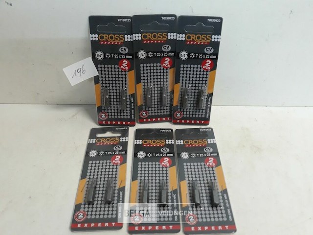 6 x bitsen torx t25 2 stuks - afbeelding 1 van  3