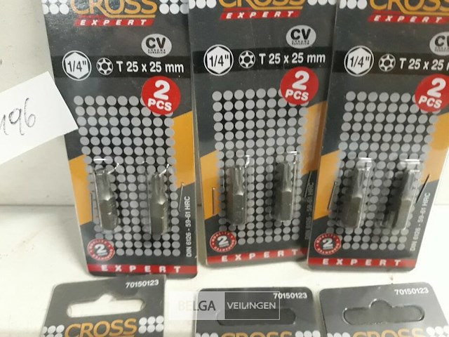 6 x bitsen torx t25 2 stuks - afbeelding 3 van  3