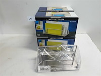 6 x brievenhouder inox