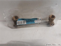 6 x brugkulas 16 cm soldeer koper 15 mm x ½ f - afbeelding 2 van  2