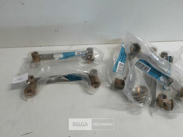 6 x brugkulas 16 cm soldeer koper 15 mm x ½ f - afbeelding 1 van  3