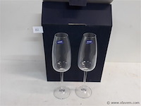 6 x champagneglas - afbeelding 1 van  2