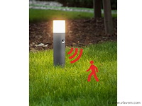 6 x cortona 40 sensor buiten lamp zwart - afbeelding 1 van  8