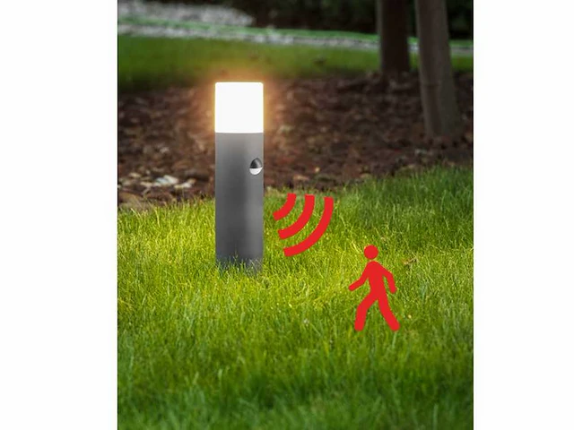 6 x cortona 40 sensor buiten lamp zwart - afbeelding 1 van  8