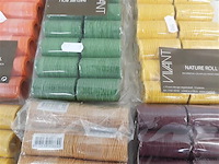 6 x crepe papier 12 rolletjes 10cm x3m mix kleuren - afbeelding 2 van  2