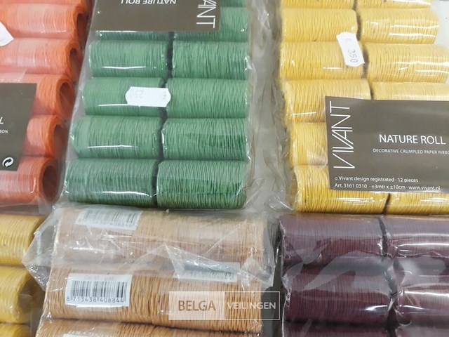 6 x crepe papier 12 rolletjes 10cm x3m mix kleuren - afbeelding 3 van  3