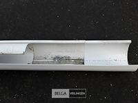 6 x dakgoot pvc licht grijs 4m 125mm - afbeelding 3 van  3