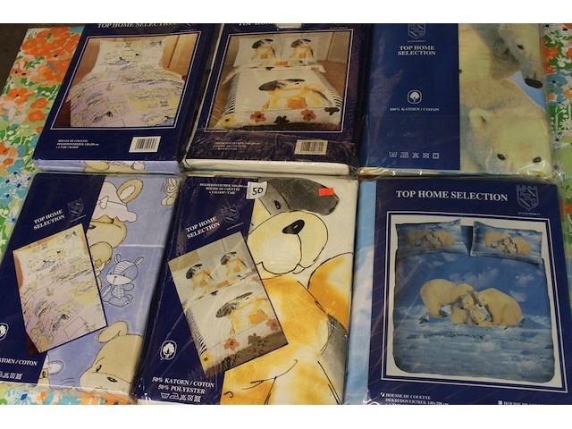 6 x dekbedovertrek assortie - afbeelding 1 van  1