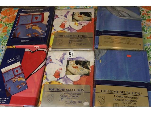 6 x dekbedovertrek assortie - afbeelding 1 van  1