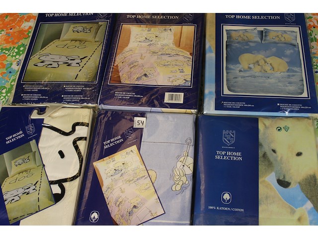 6 x dekbedovertrek assortie - afbeelding 1 van  1