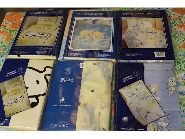 6 x dekbedovertrek assortie - afbeelding 1 van  1