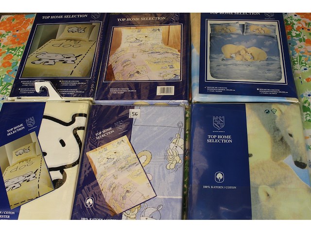 6 x dekbedovertrek assortie - afbeelding 1 van  1