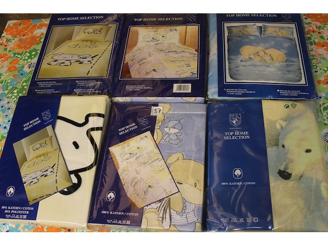 6 x dekbedovertrek assortie - afbeelding 1 van  1