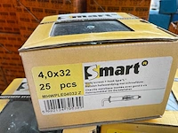 6 x dozen metalen kozijnpluggen; springankers; metalen hollewandplug - afbeelding 4 van  5