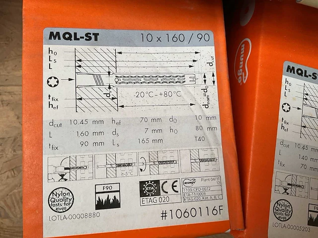 6 x dozen nagelpluggen - afbeelding 2 van  8