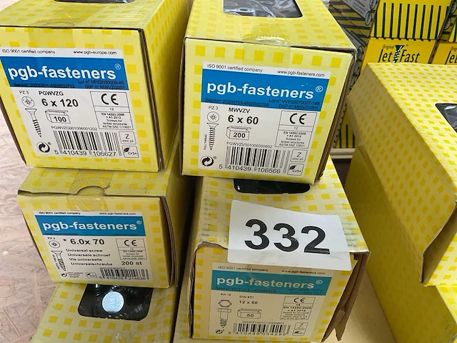6 x dozen universele schroeven ; bouten - afbeelding 3 van  5