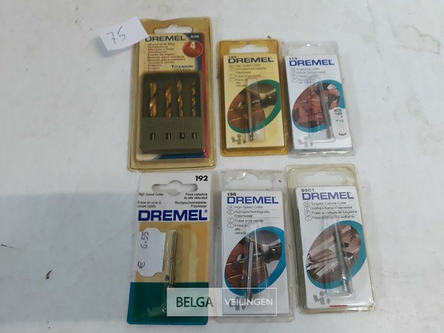 6 x dremel toebehoren frezen/boren - afbeelding 1 van  3