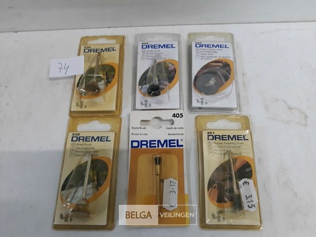 6 x dremel toebehoren schuurborstel/steen - afbeelding 2 van  3