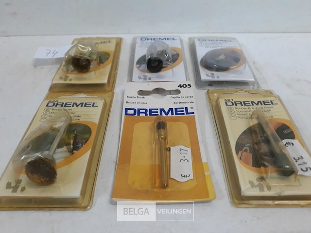 6 x dremel toebehoren schuurborstel/steen - afbeelding 3 van  3