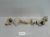 6 x fitting e14 met drukschakelaar - afbeelding 1 van  3