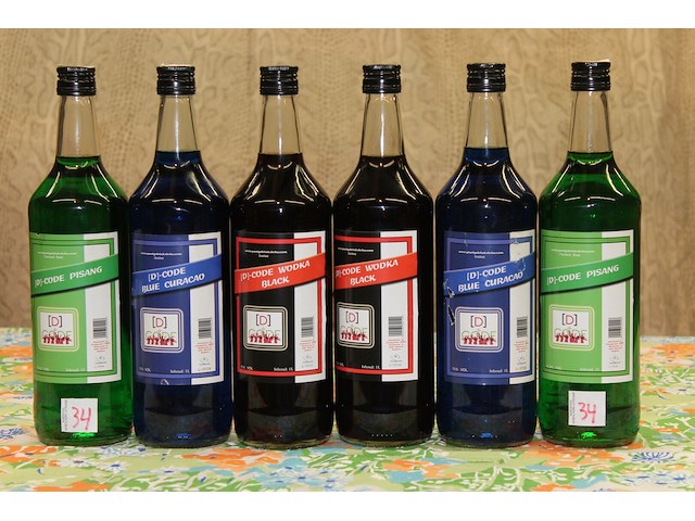 6 x fles likeur - afbeelding 1 van  1