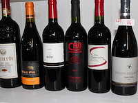 6 x fles wijn rood assortie