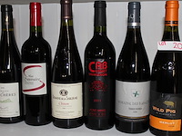 6 x fles wijn rood assortie