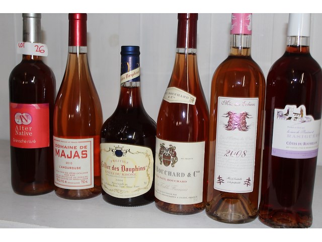 6 x fles wijn rood assortie - afbeelding 1 van  1