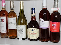 6 x fles wijn wit en rosé