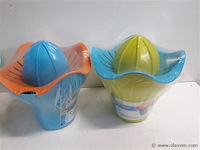 6 x fruitpers pvc mix kleuren - afbeelding 2 van  2