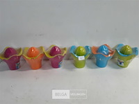 6 x fruitpers pvc mix kleuren - afbeelding 1 van  3