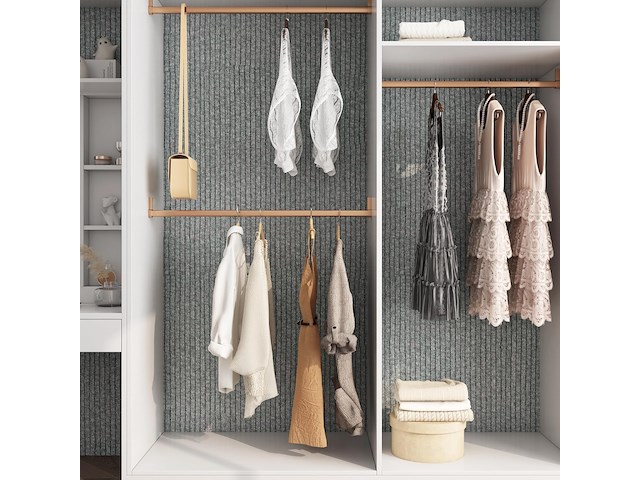 6 x funstick grijs behang (zelfklevend) - afbeelding 3 van  5