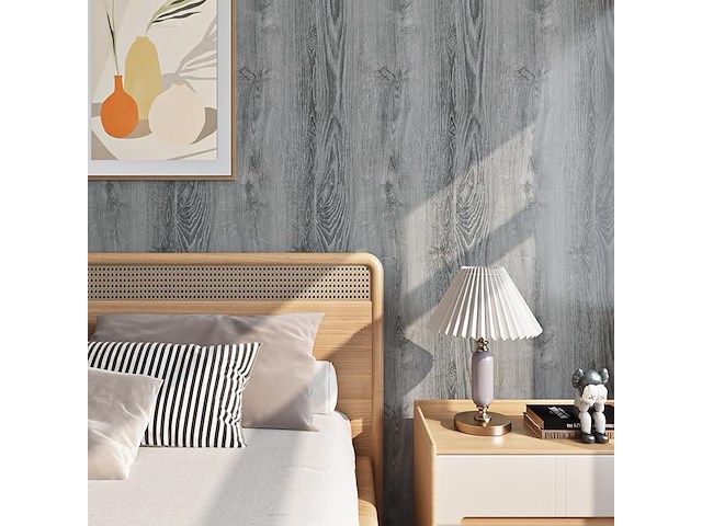 6 x funstick grijs behang (zelfvklevend) - afbeelding 4 van  5