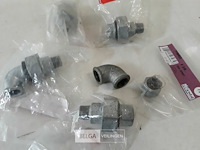 6 x galva koppelingen 3/8 mix - afbeelding 3 van  3
