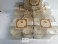 6 x geurkaars in glas 4 stuks vanille - afbeelding 3 van  3