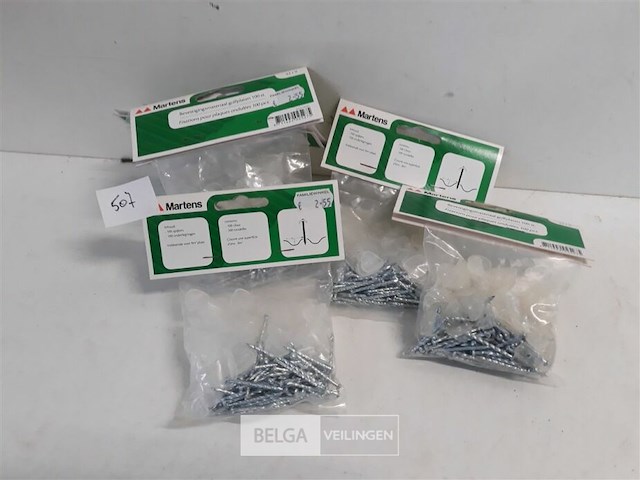 6 x golfplaat bevestiging 100 stuks - afbeelding 1 van  3