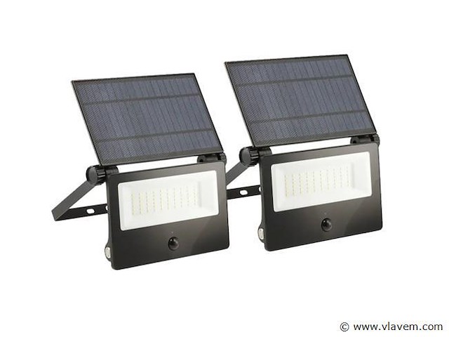 6 x gt lumino solar breedstraler + pir - afbeelding 2 van  7