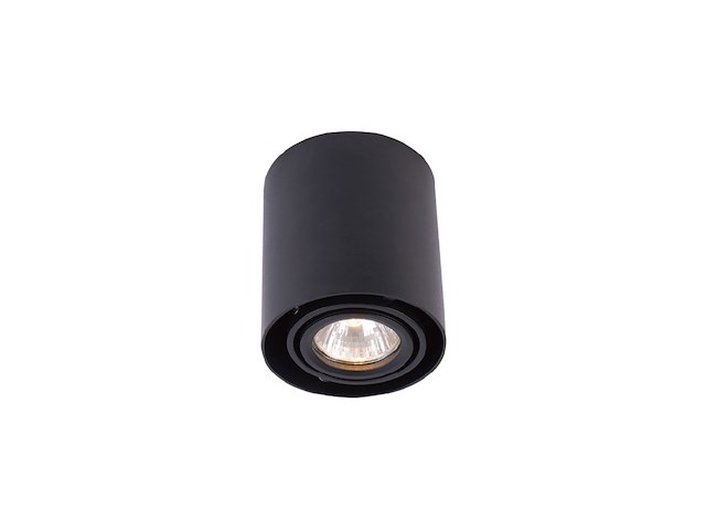 6 x gu10 design opbouwspot armatuur 10cm zwart kantelbaar - afbeelding 1 van  5