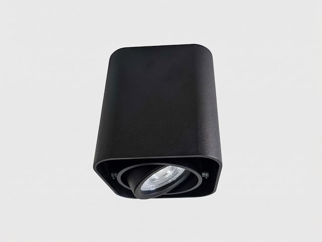 6 x gu10 design opbouwspot armatuur 10cm zwart kantelbaar - afbeelding 3 van  9