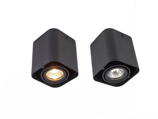 6 x gu10 design opbouwspot armatuur 10cm zwart kantelbaar - afbeelding 2 van  9