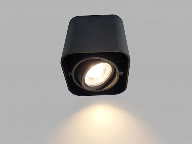 6 x gu10 design opbouwspot armatuur 10cm zwart kantelbaar - afbeelding 4 van  9